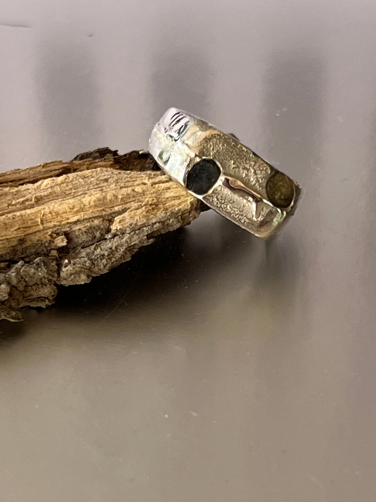 “Bay of Fires” Sterling Silver Ring - Size “Q”