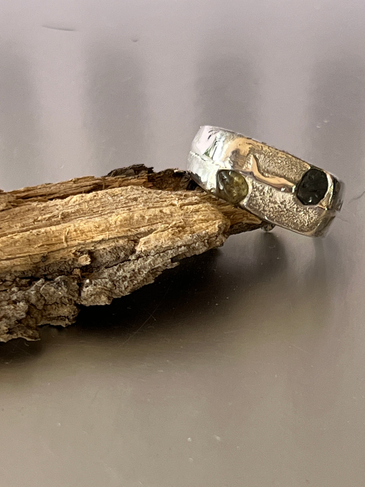 “Bay of Fires” Sterling Silver Ring - Size “Q”