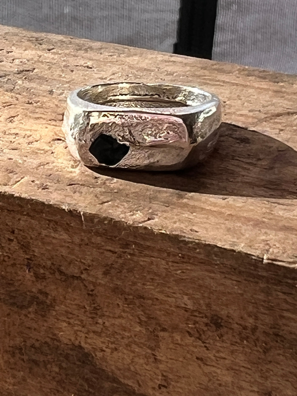 “Mount Wellington” Sterling Silver & sapphire ring